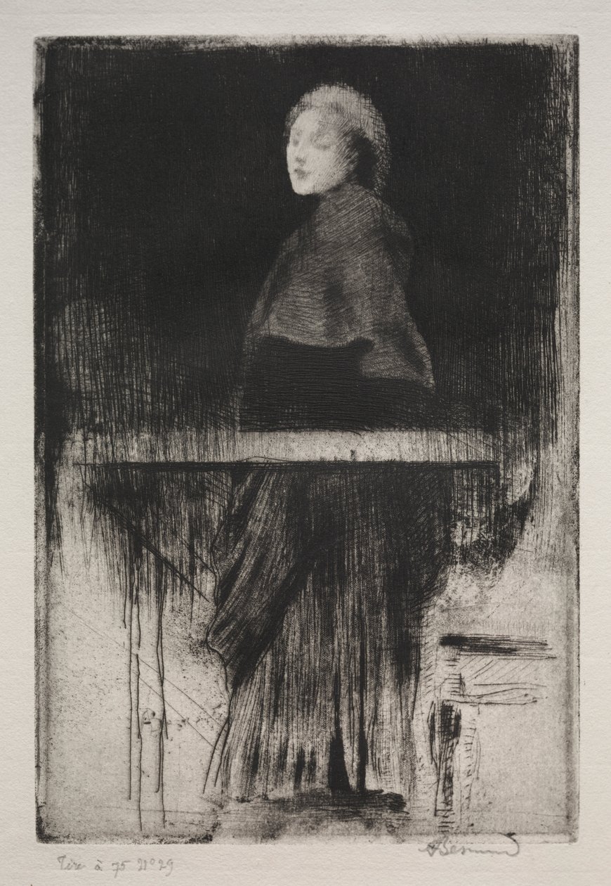 Mujer con capa de Albert Besnard