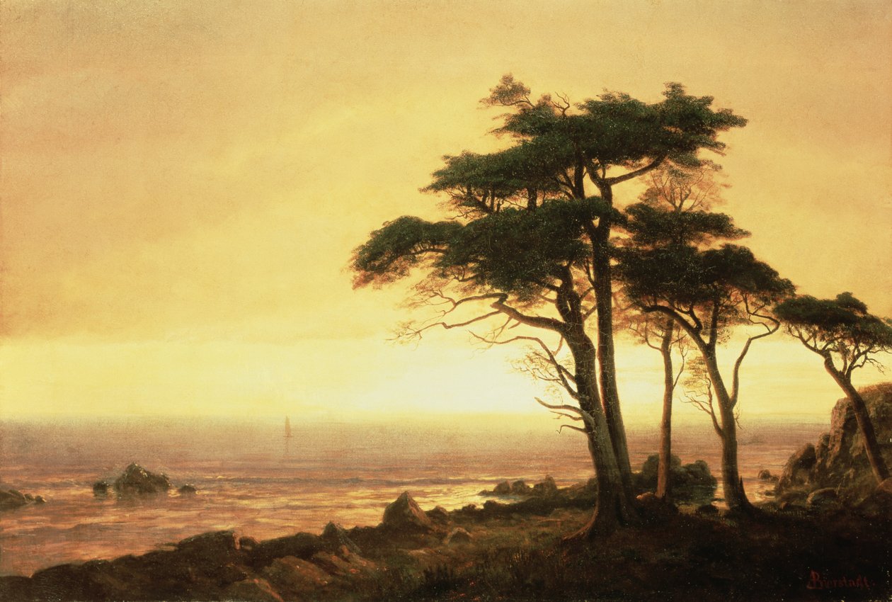 Costa de California de Albert Bierstadt