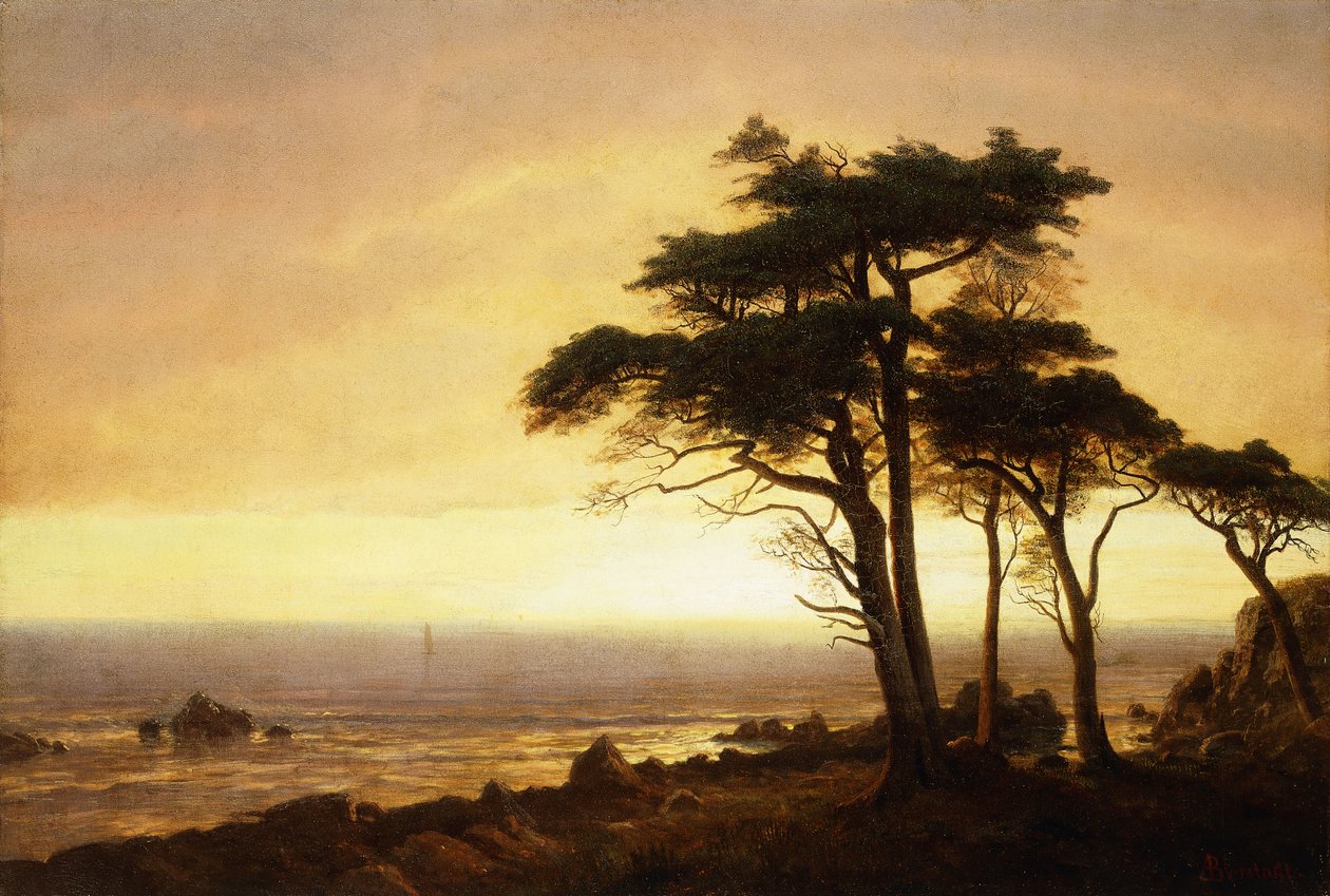 Costa de California de Albert Bierstadt