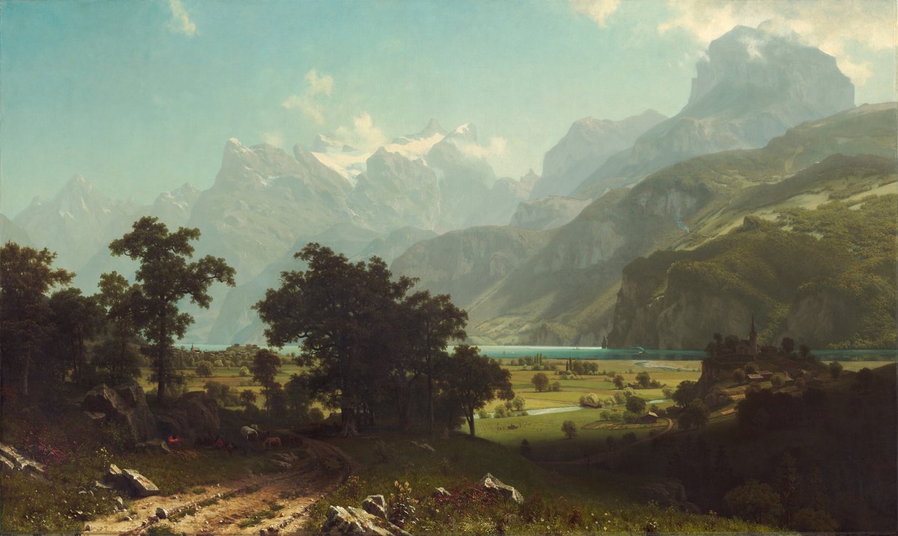 Lago de Lucerna de Albert Bierstadt