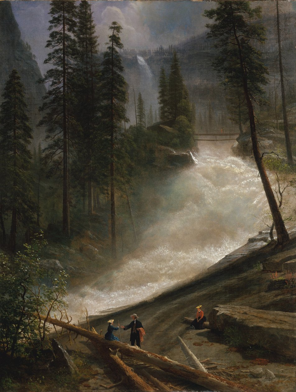 Cascadas de Nevada, Yosemite, 1872 o 1873 de Albert Bierstadt