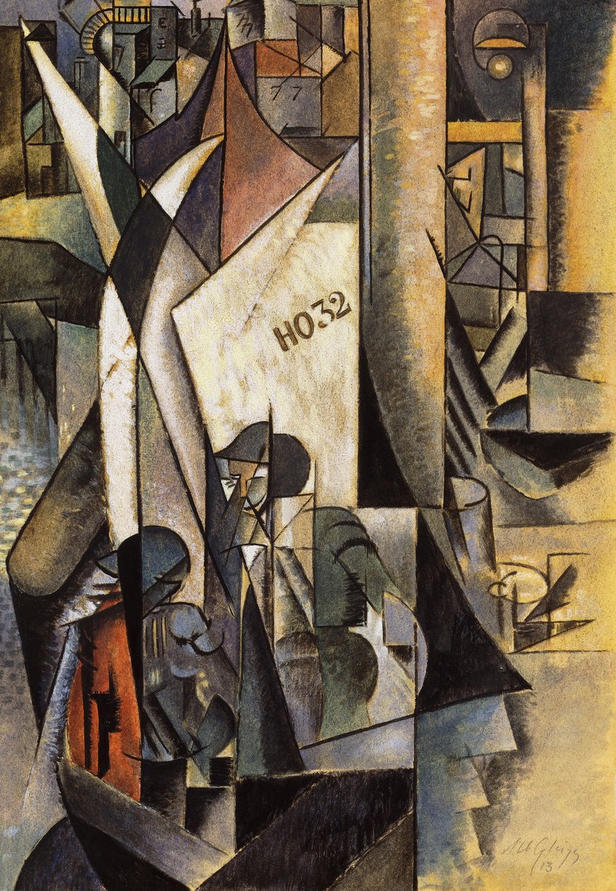 Barcos de pesca; Les Bateaux de Peche de Albert Gleizes