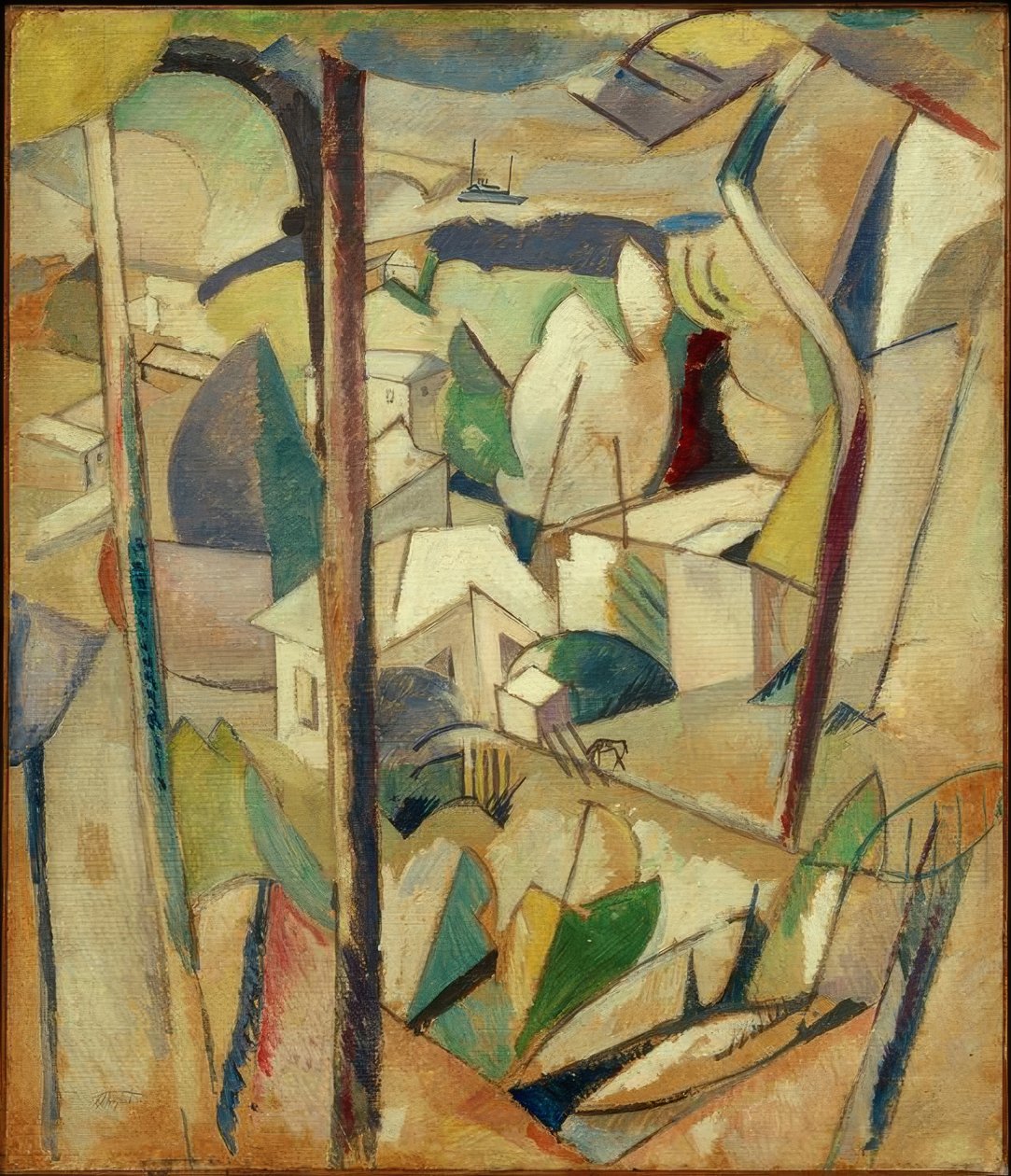 Paisaje en Bermudas de Albert Gleizes