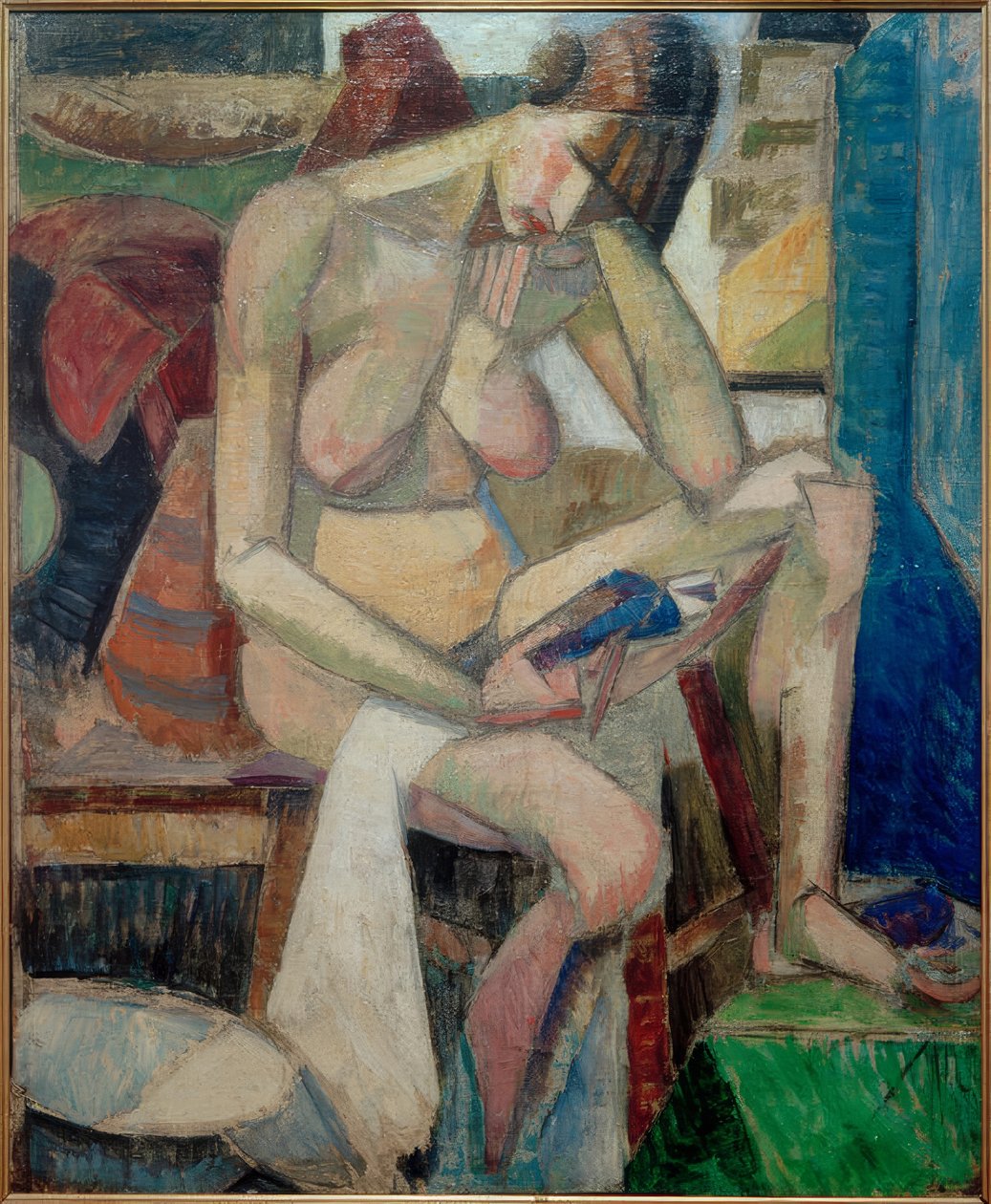 Desnudo sentado de Albert Gleizes