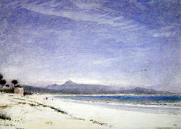 Bahía de Alcudia, Mallorca de Albert Goodwin