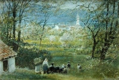 Bavino- Lago Maggiore de Albert Goodwin