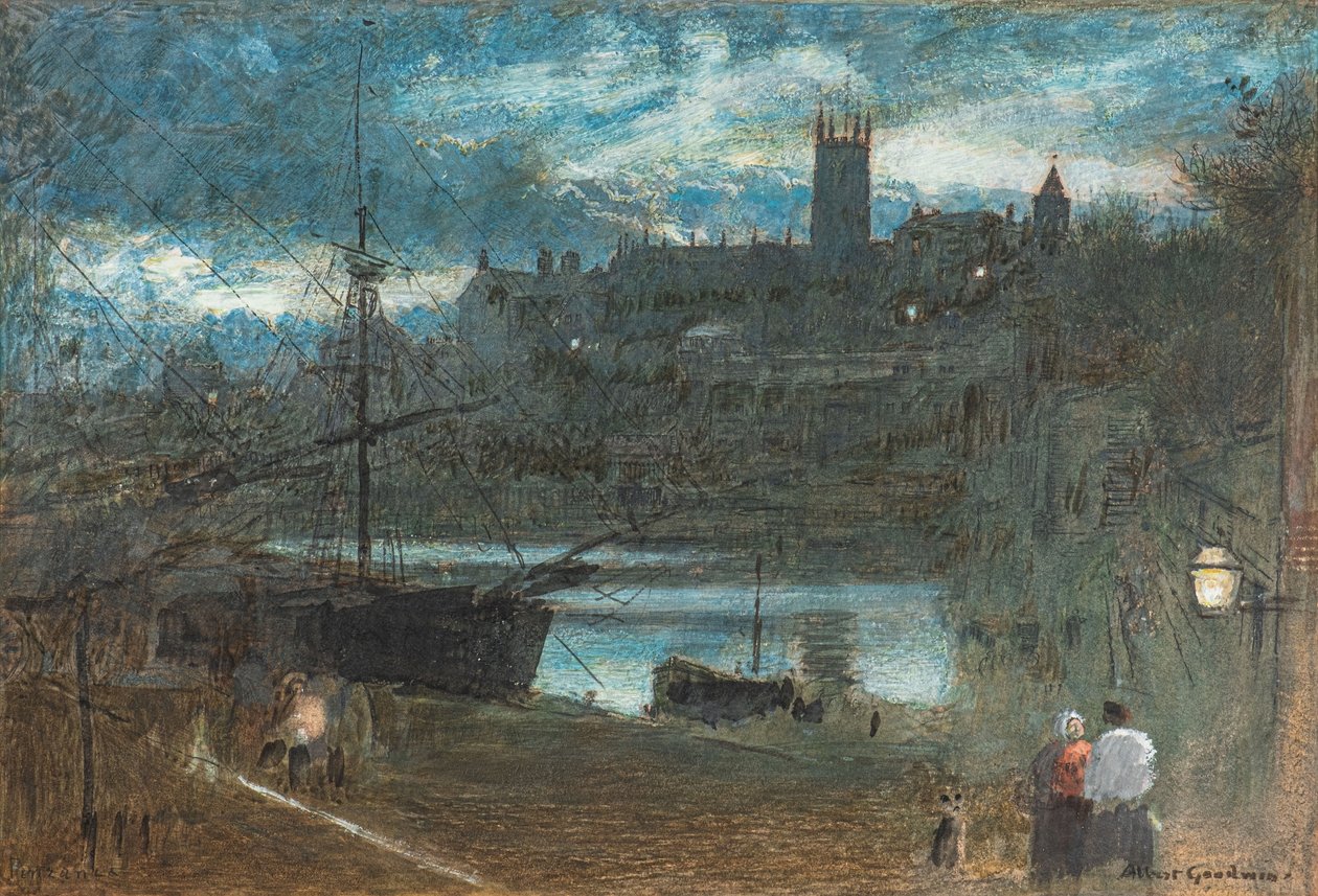 Penzance (acuarela) de Albert Goodwin