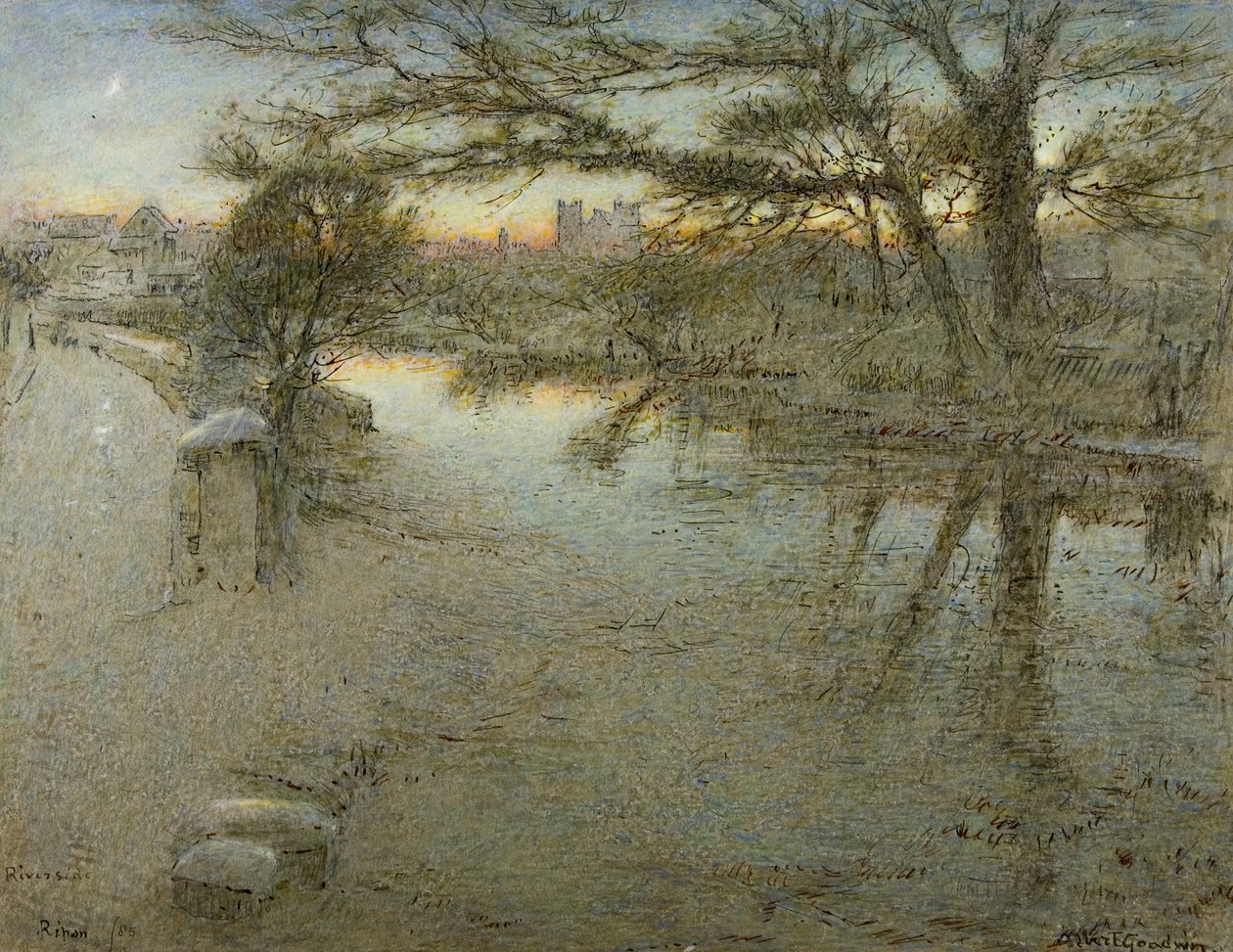 Riverside, Ripon de Albert Goodwin