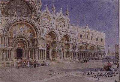 Basílica de San Marcos, Venecia de Albert Goodwin
