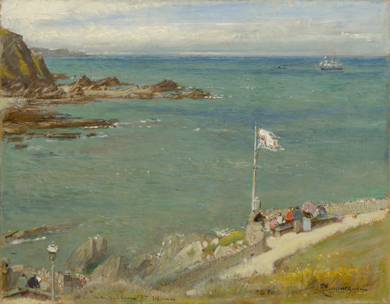 El canal de Bristol desde Ilfracombe, 1890s de Albert Goodwin