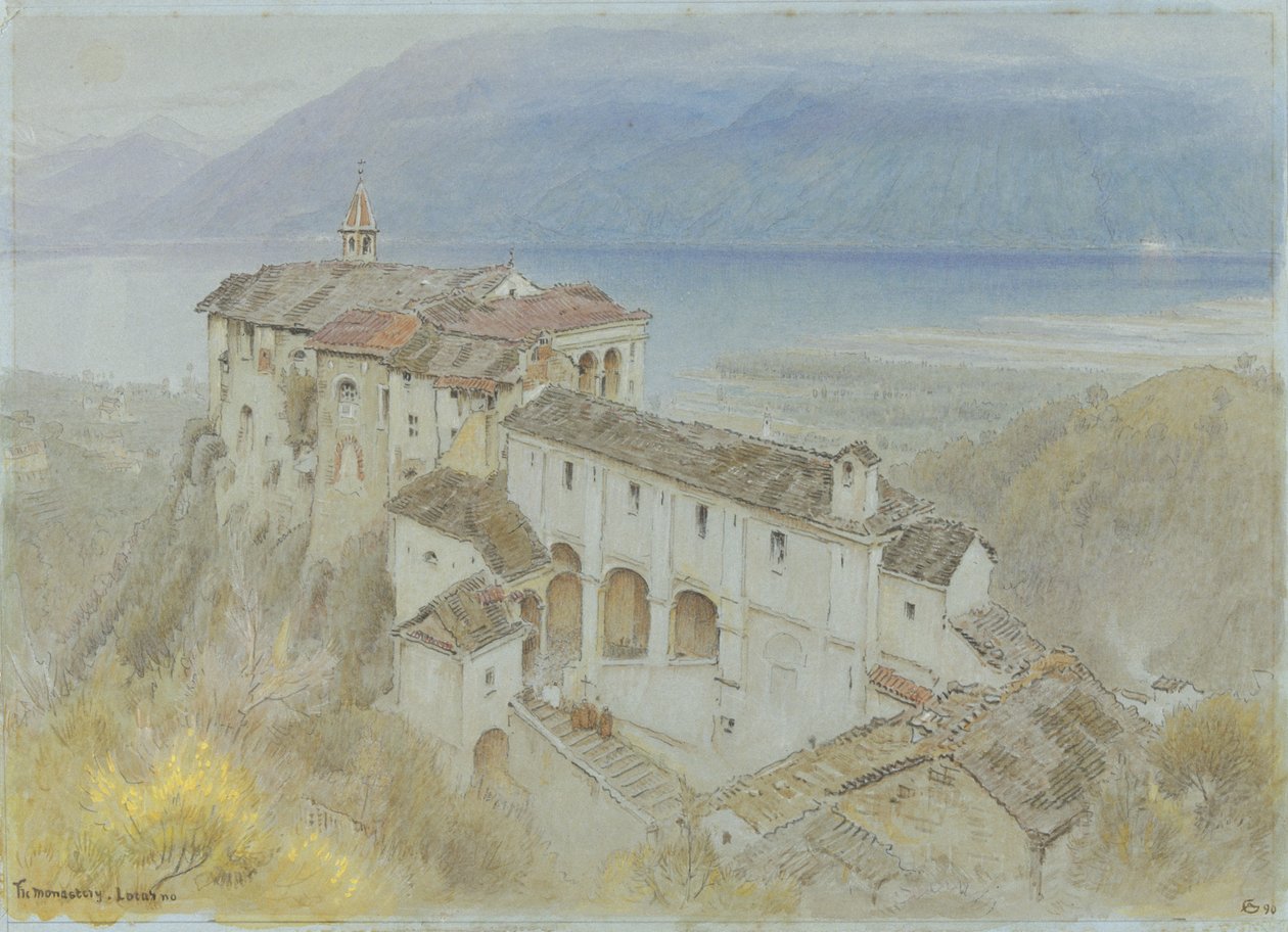 El Monasterio, Locarno de Albert Goodwin