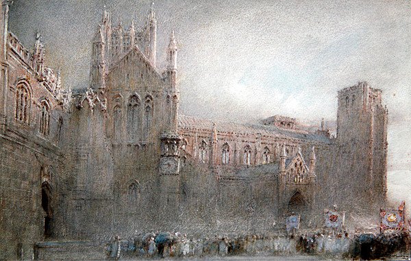 Catedral de Wells de Albert Goodwin