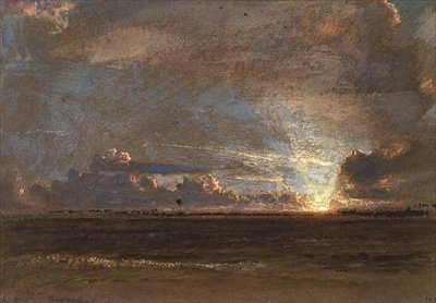 Atardecer en las Indias Occidentales, Barbados de Albert Goodwin
