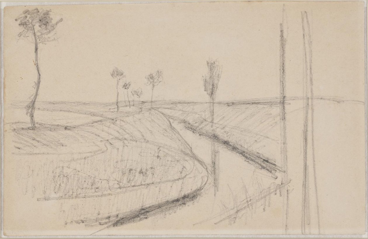 Paisaje con Foso o Canal Profundo de Albert Gottschalk