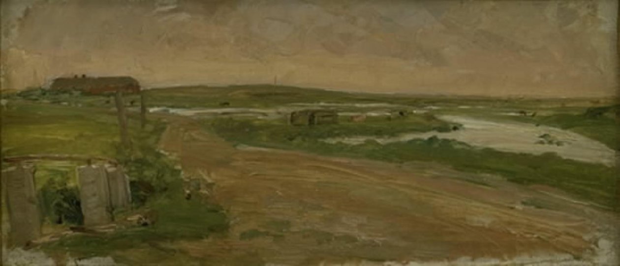 Paisaje de Jutlandia Occidental. Holmsland de Albert Gottschalk