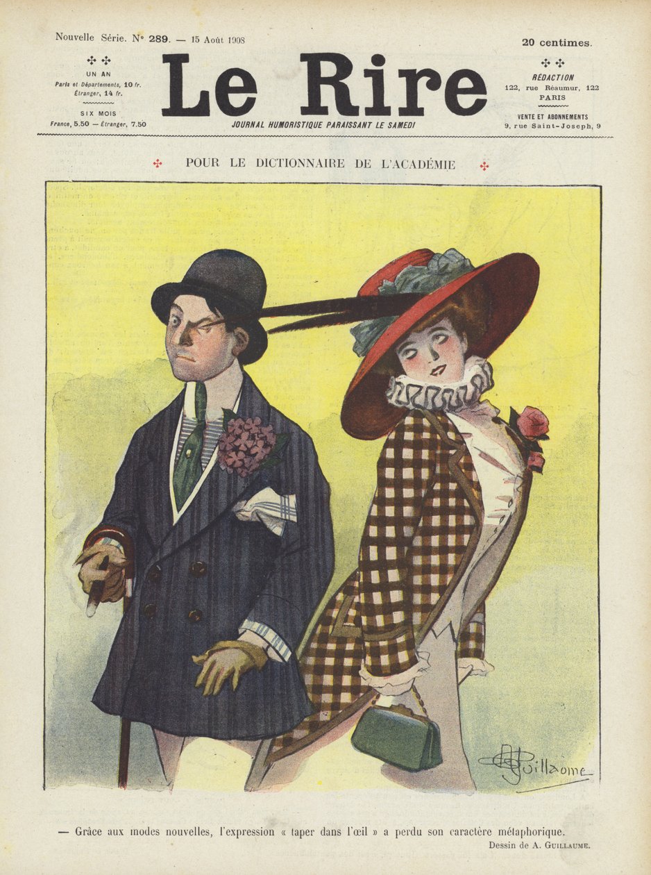 Ilustración para Le Rire de Albert Guillaume