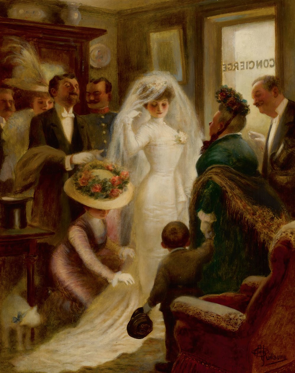 Día de la boda de Albert Guillaume