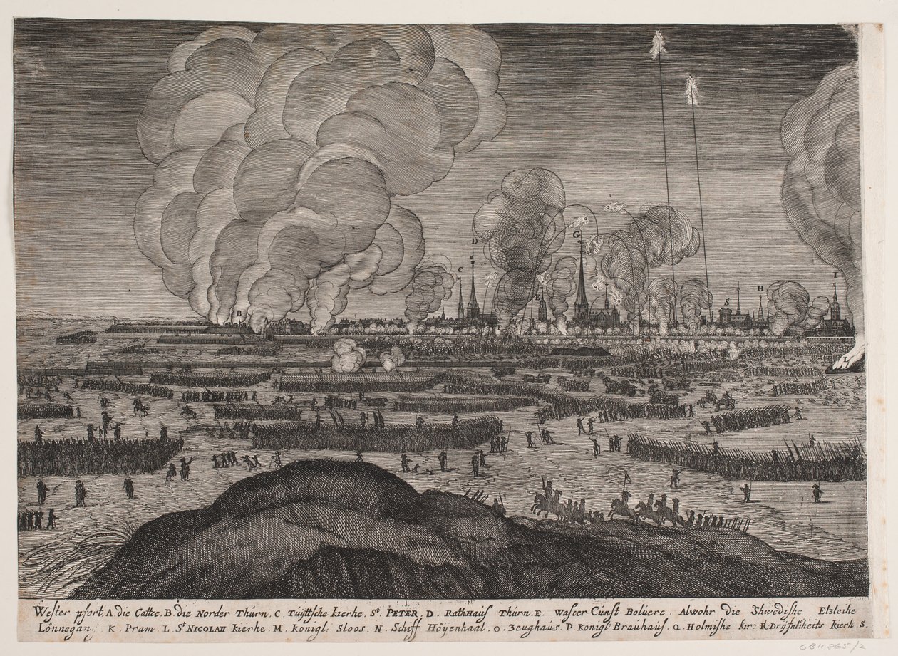 Bombardeo de Copenhague de Albert Haelwegh