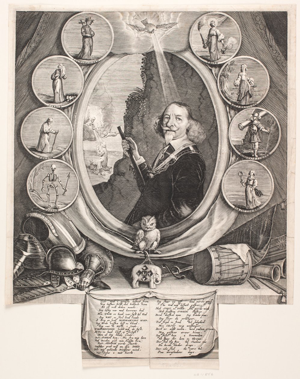 Wentzel Rothkirch. Ilustración para sermón fúnebre de Albert Haelwegh