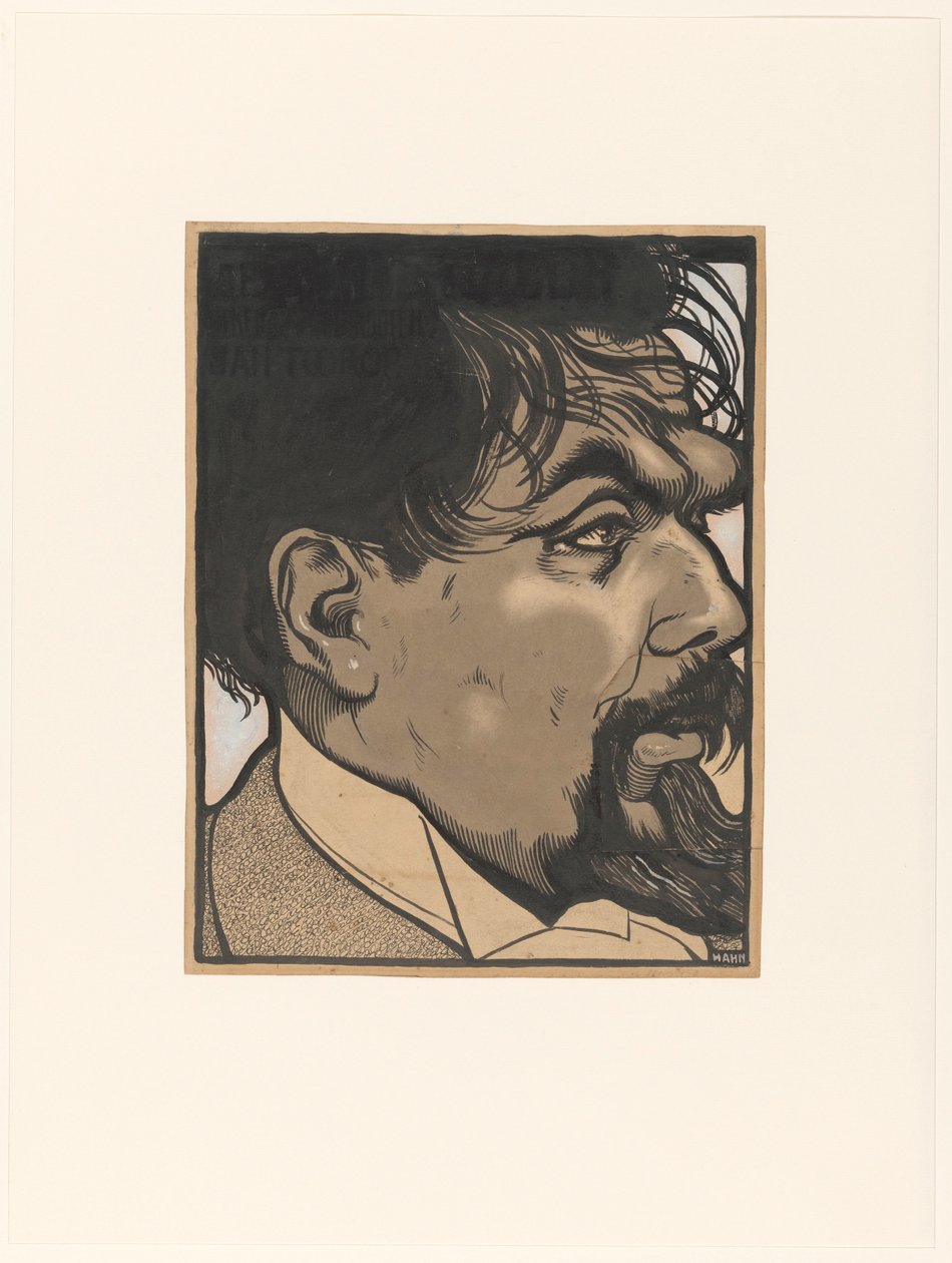 Retrato de Jan Toorop de Albert Hahn (I)