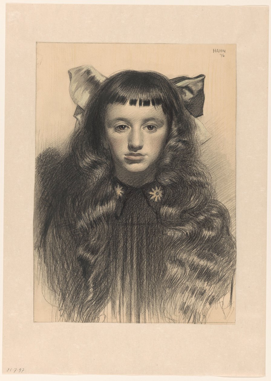 Retrato de una niña de Albert Hahn (I)