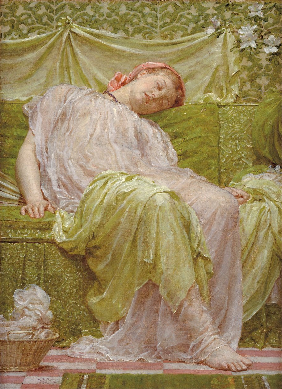 Una cesta de trabajo de Albert Joseph Moore