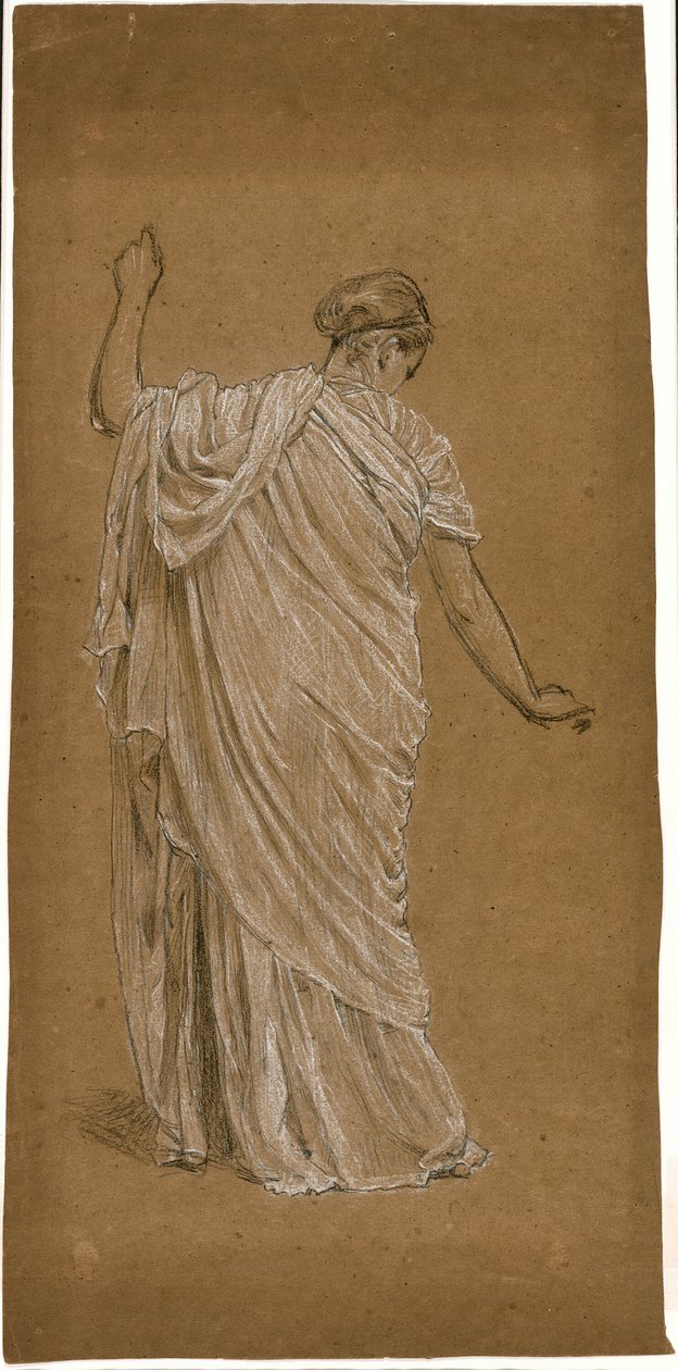 Estudio para "Un jardín" de Albert Joseph Moore