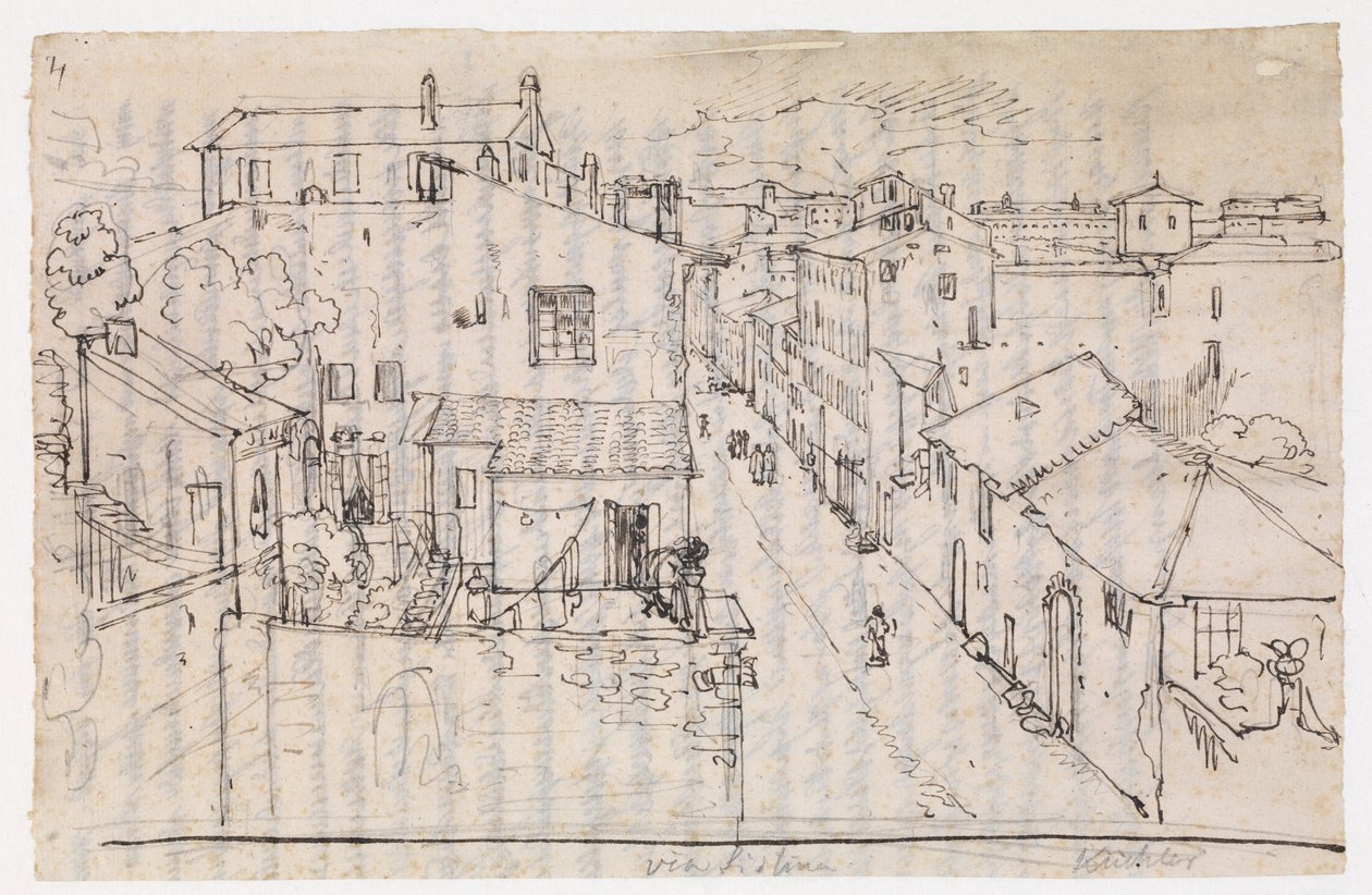 Roma, via Sistina de Albert Küchler