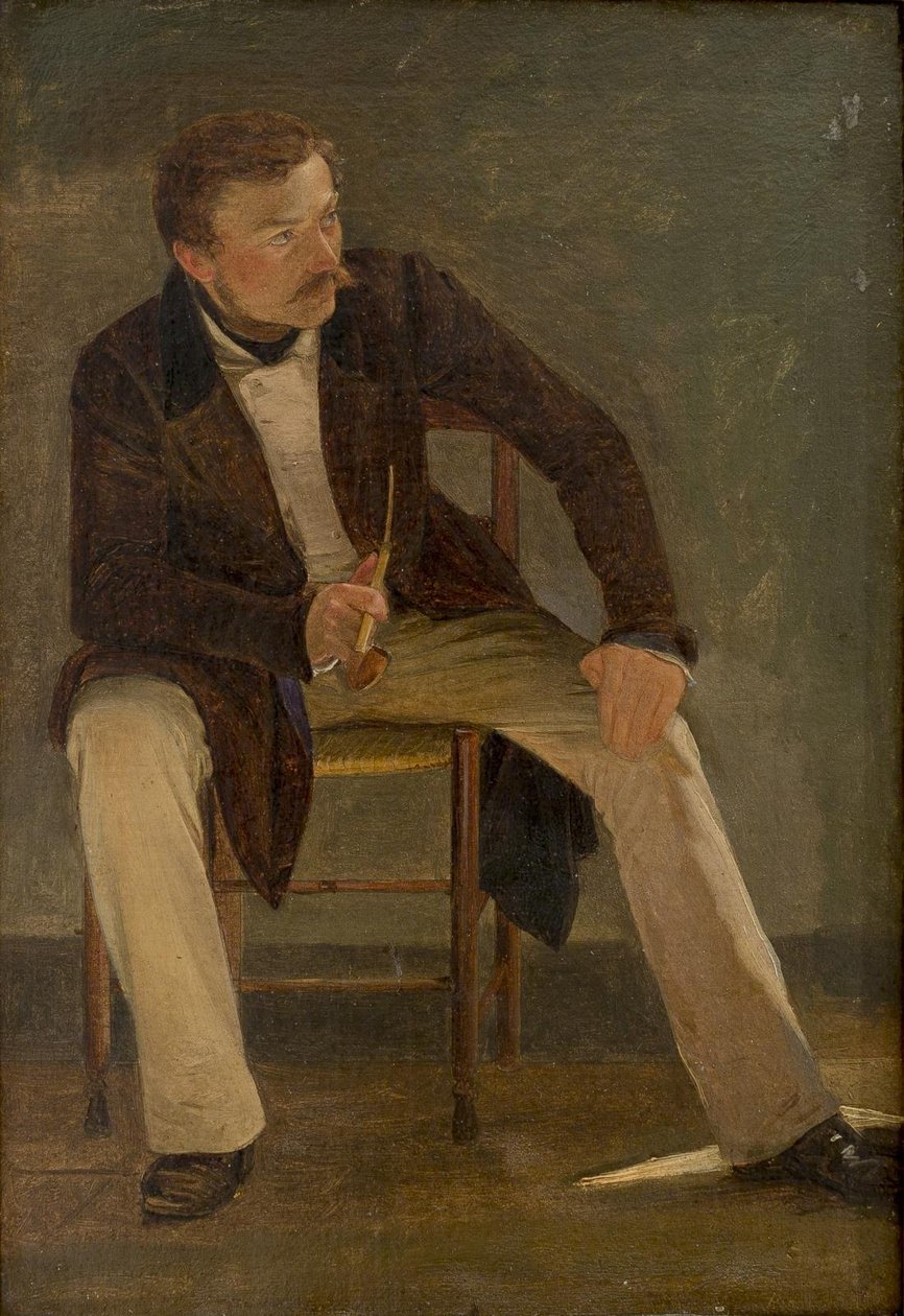 El pintor Constantin Hansen de Albert Küchler