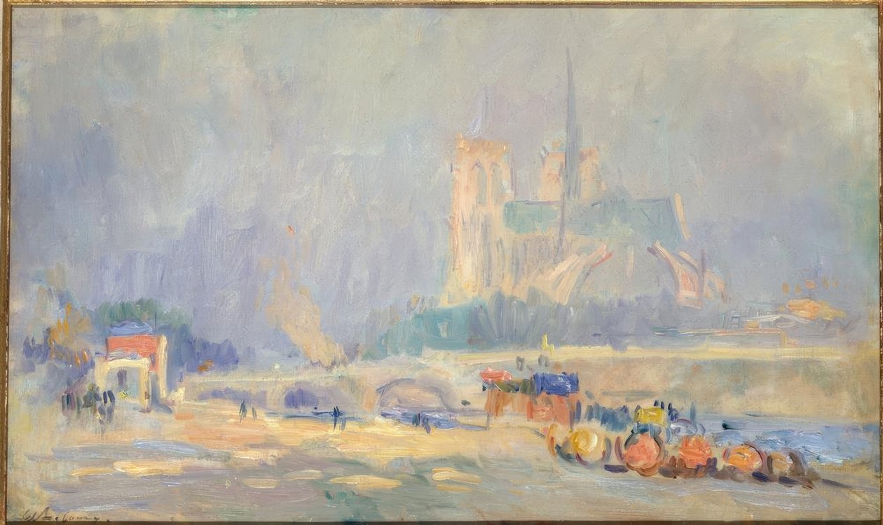 En los muelles de París de Albert Lebourg