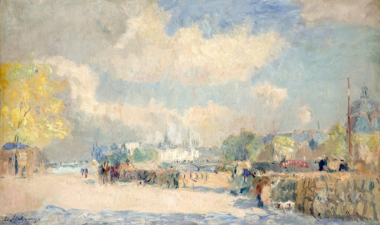 Quai du Louvre de Albert Lebourg