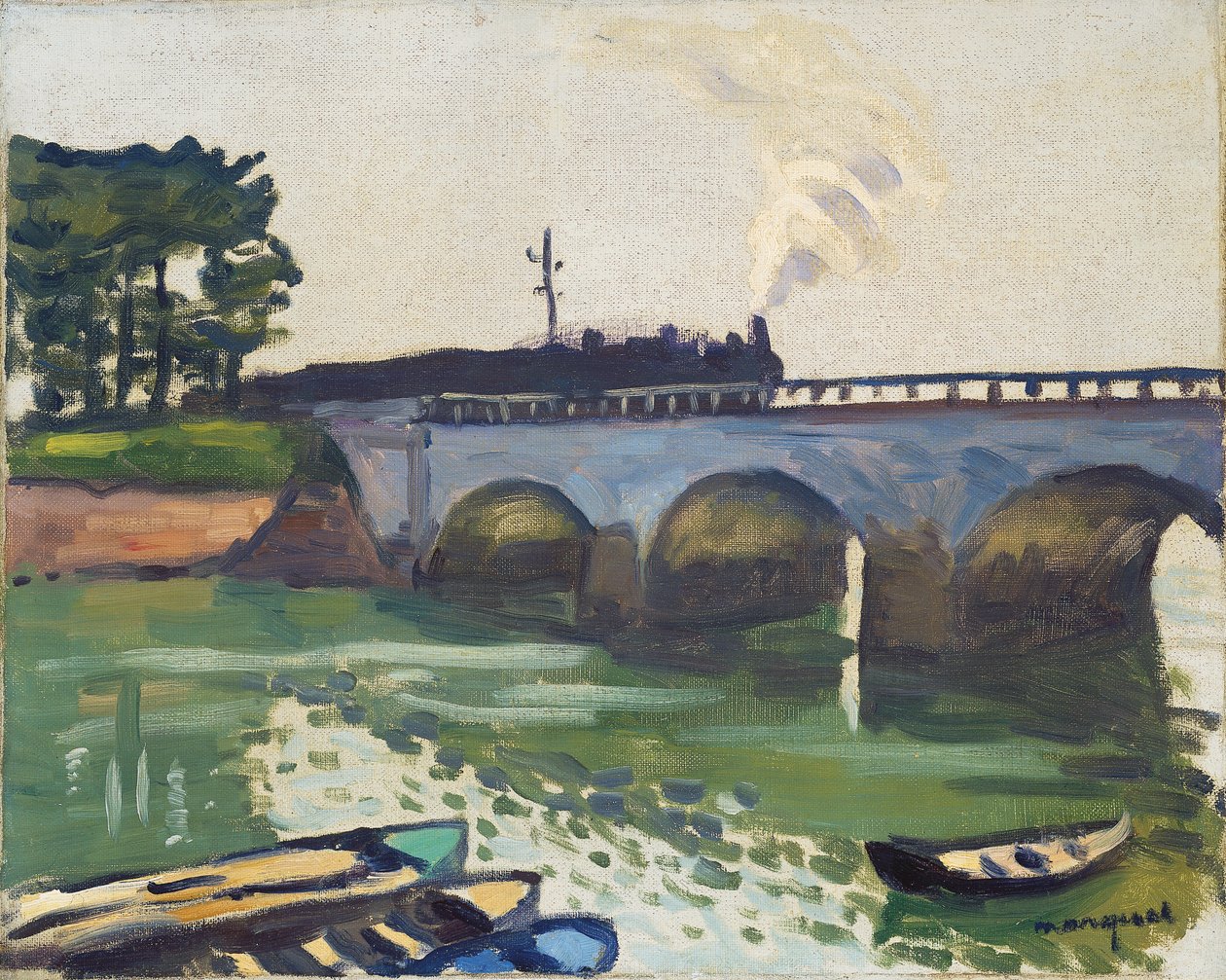 Puente de San Juan de Luz de Albert Marquet