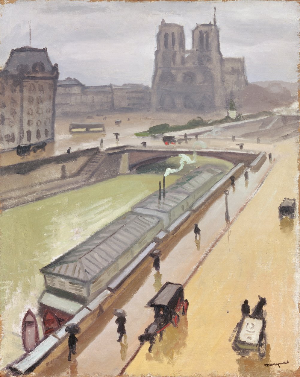 Día lluvioso en París de Albert Marquet