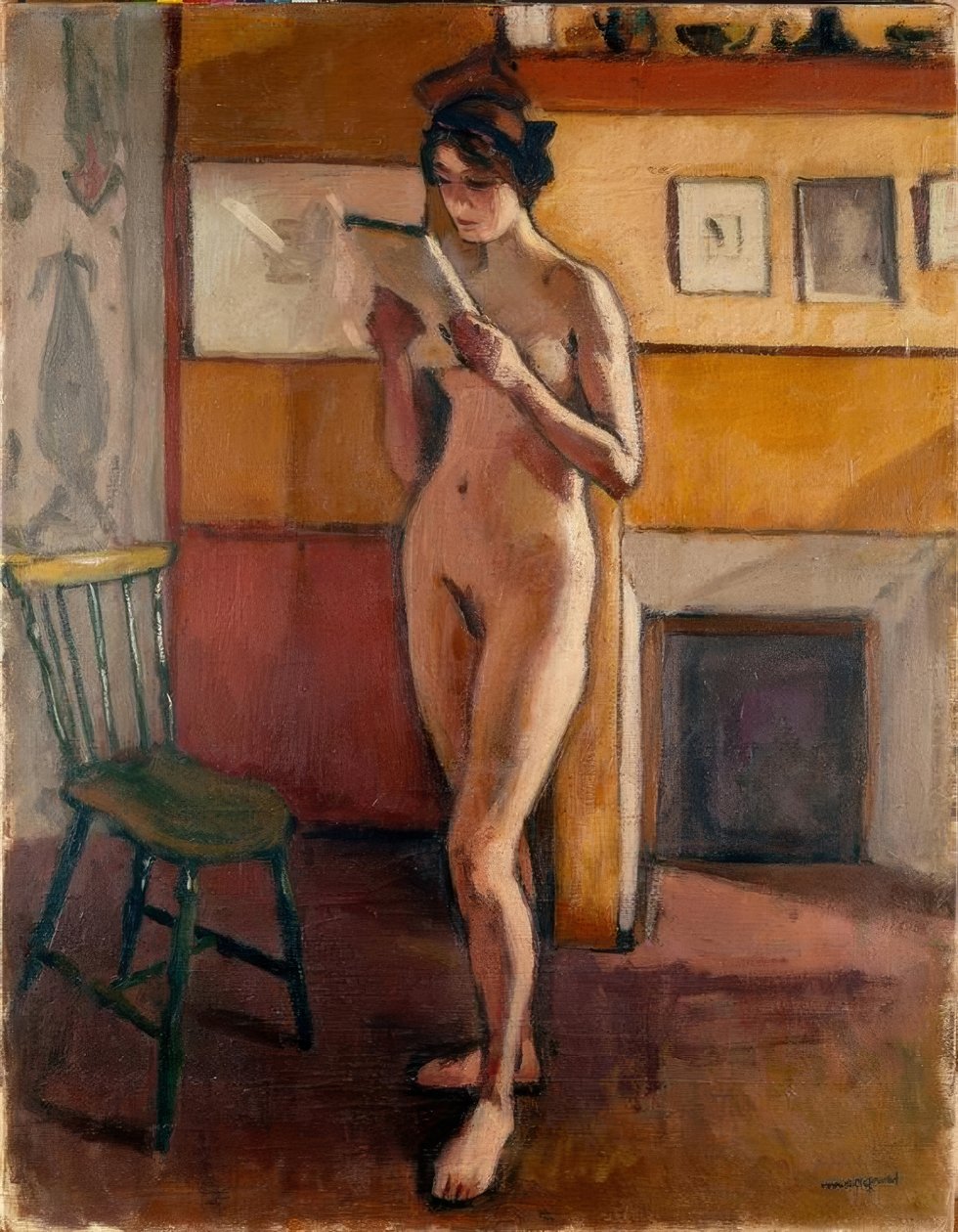 Desnudo femenino de pie de Albert Marquet