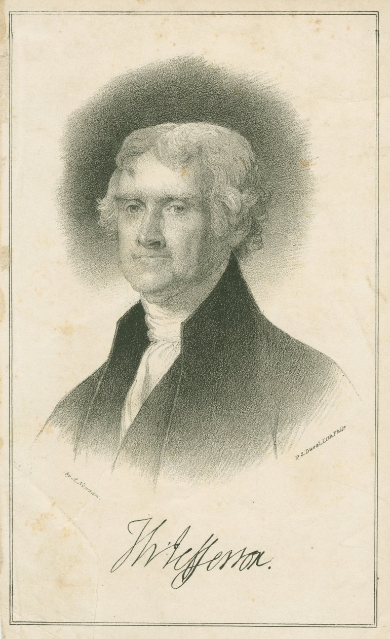 Thomas Jefferson, 1840 de Albert Newsam