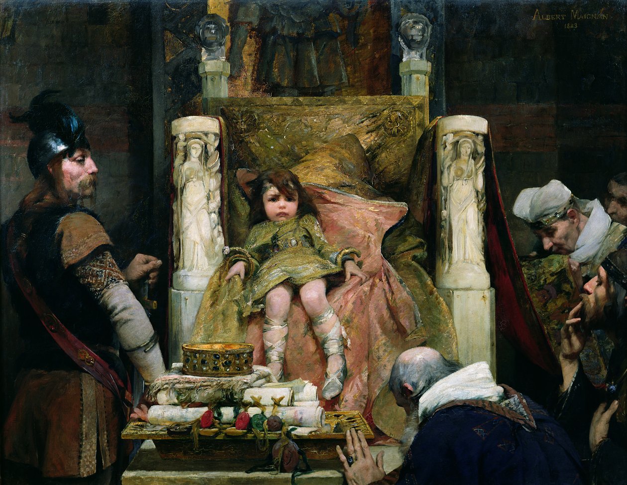 Homenaje a Clodoveo II (635-657) de Albert Pierre Rene Maignan