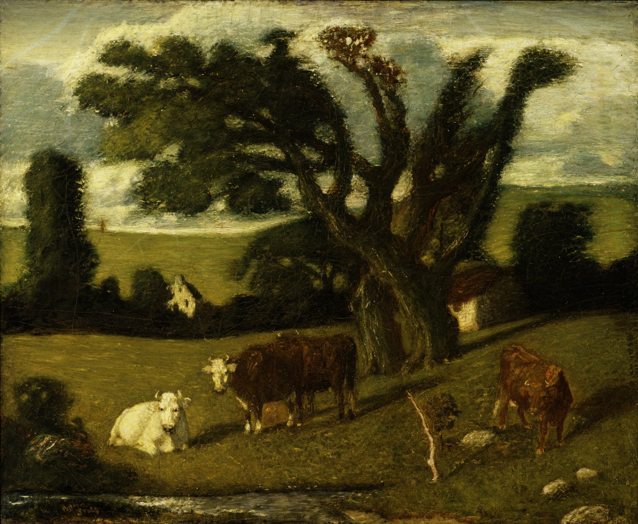 Estudio pastoral de Albert Pinkham Ryder