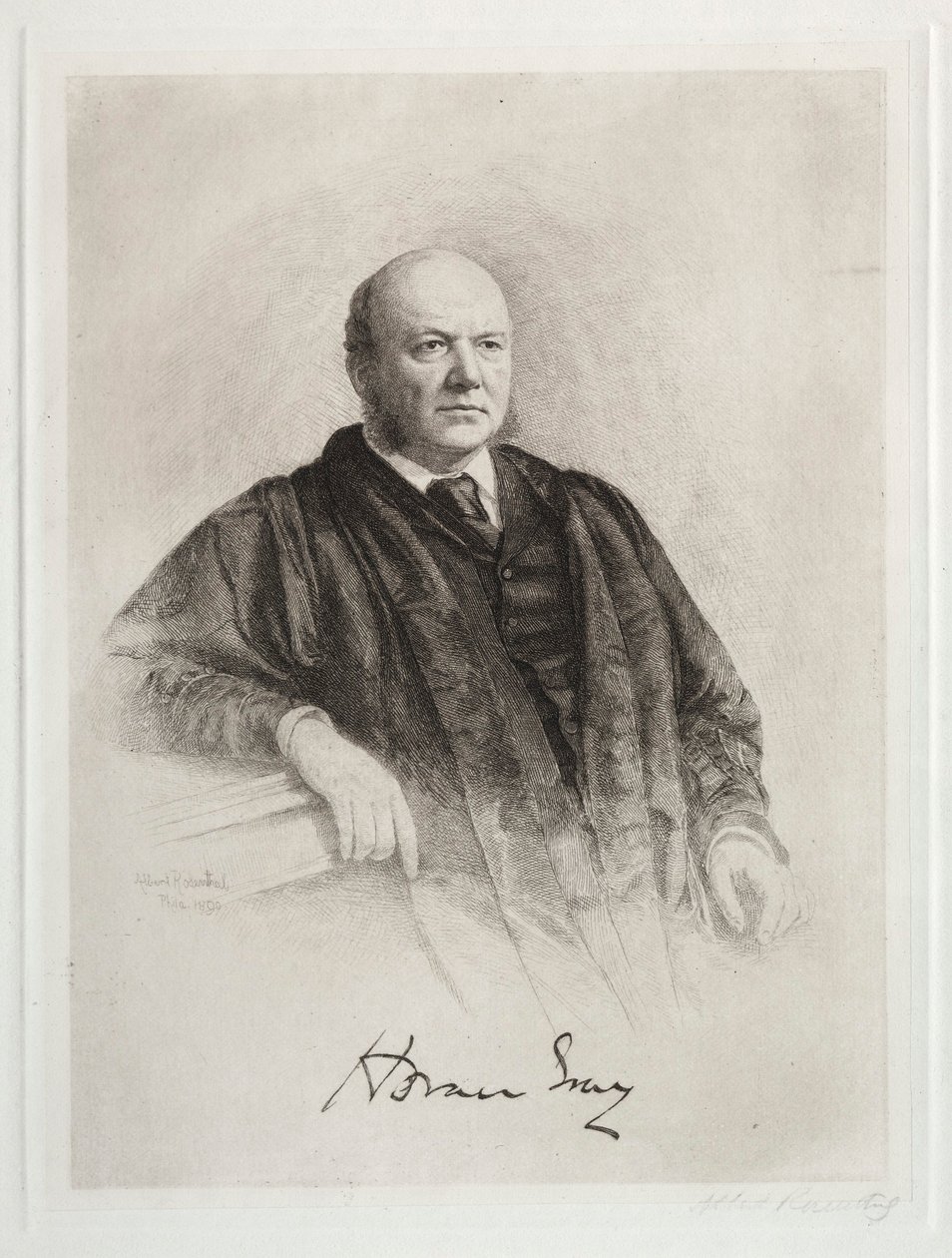 Horace Gray, 1890 de Albert Rosenthal