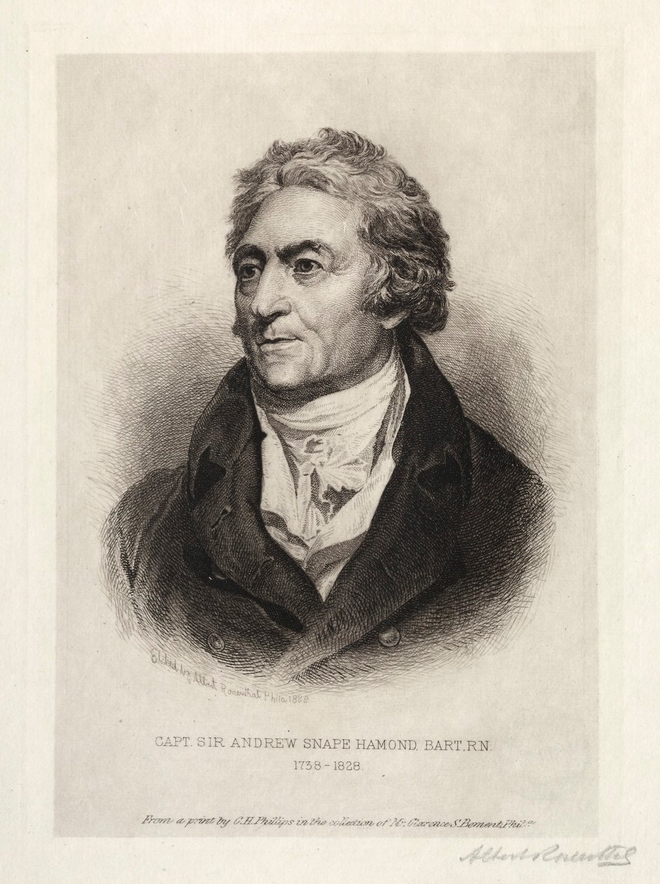 Sir Andrew Snape Hammond, 1888 de Albert Rosenthal