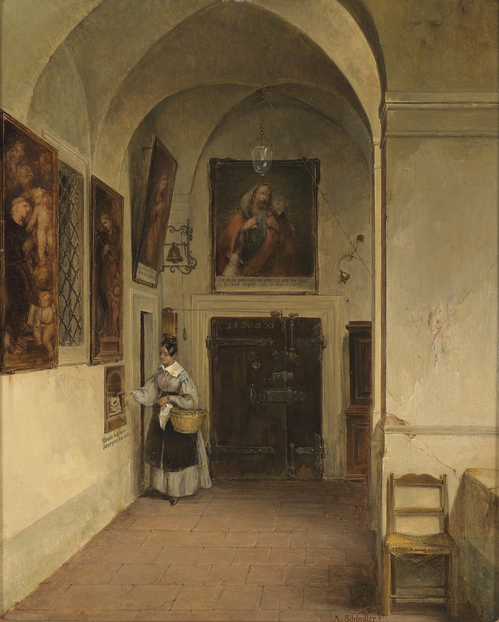 En el claustro de Albert Schindler