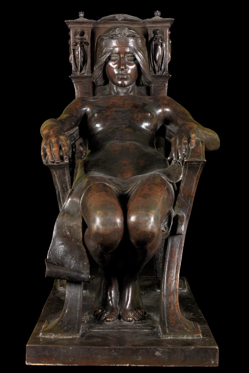 El espíritu de la contemplación (bronce) de Albert Toft