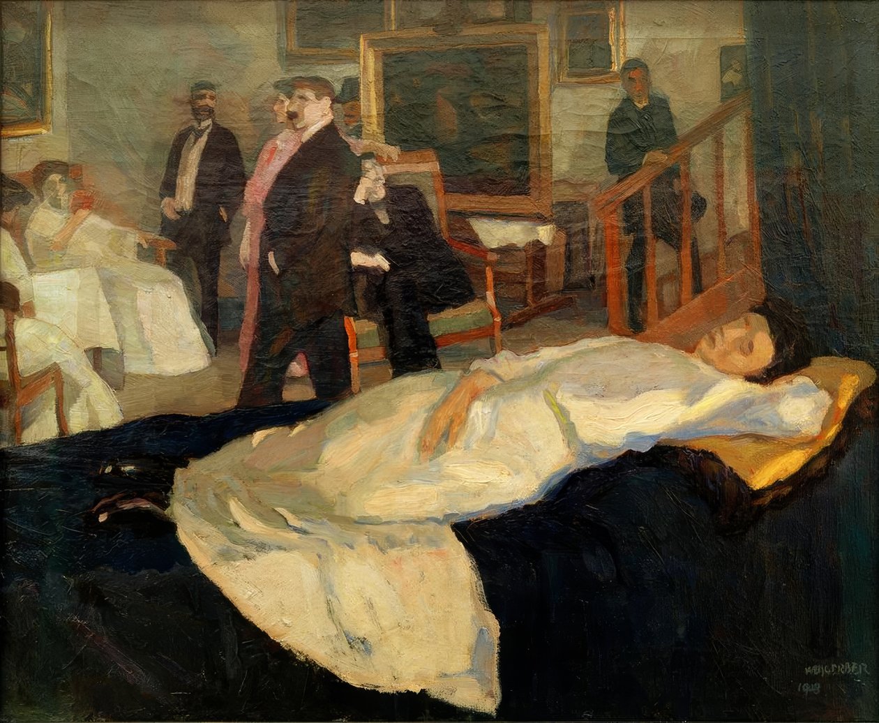 Escena de taller de Albert Weisgerber