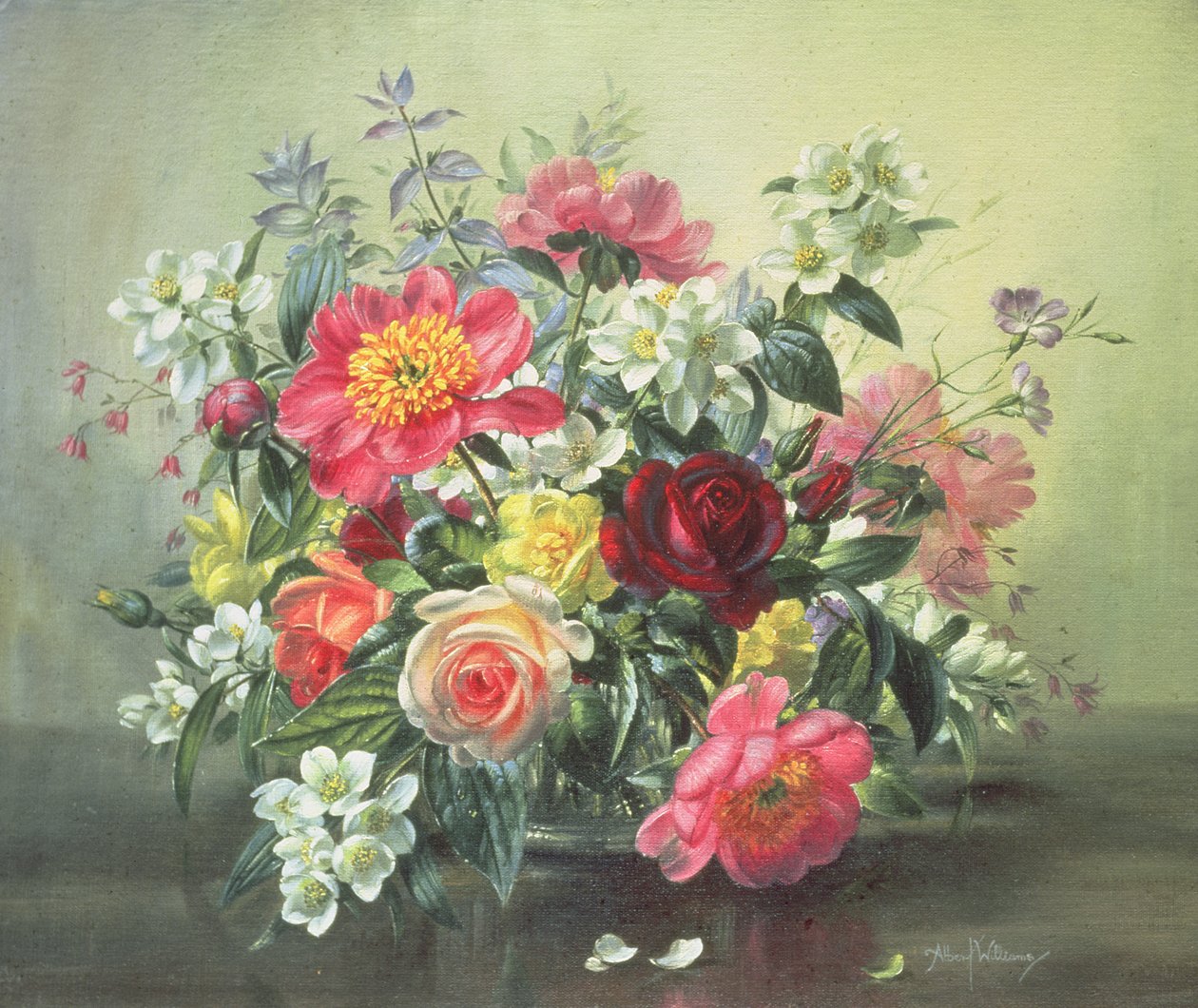 Flores románticas de junio de Albert Williams