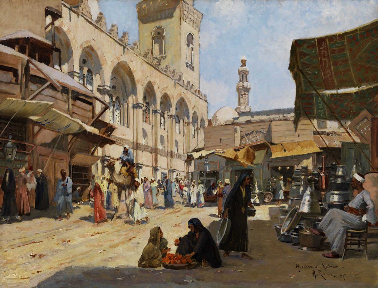 Mercado árabe en Kaloun de Alberto Rossi
