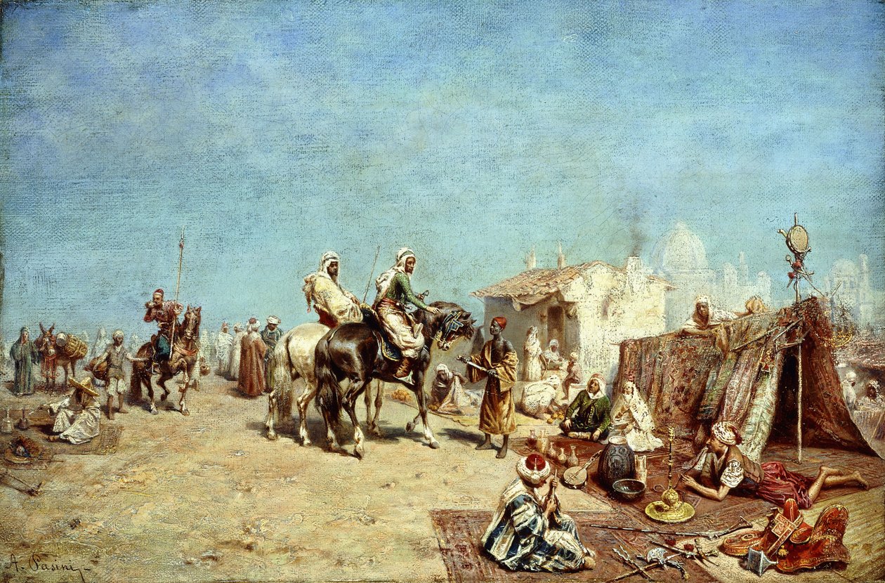 Un Campamento Árabe de Alberto Pasini