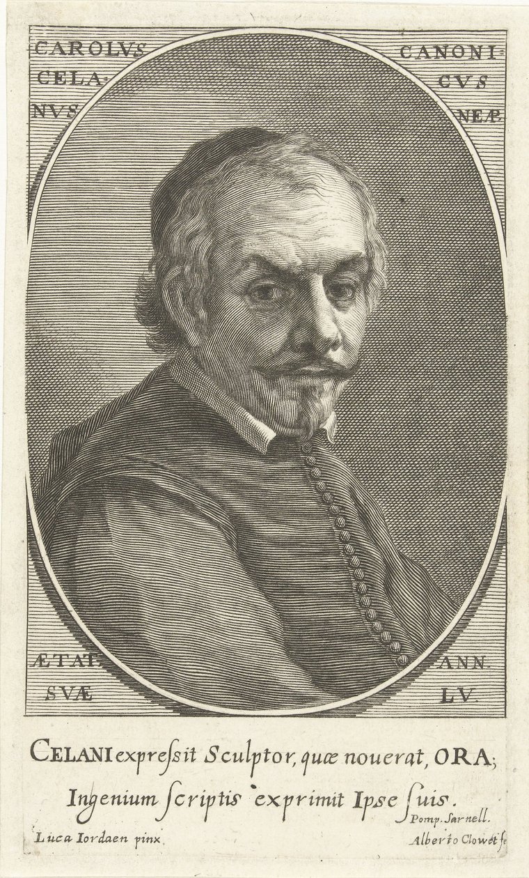 Retrato de Carolus Celanus de Albertus Clouwet