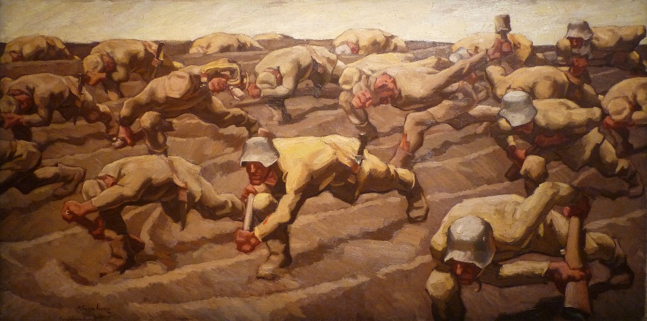 Norte de Francia, 1917 de Albin Egger Lienz