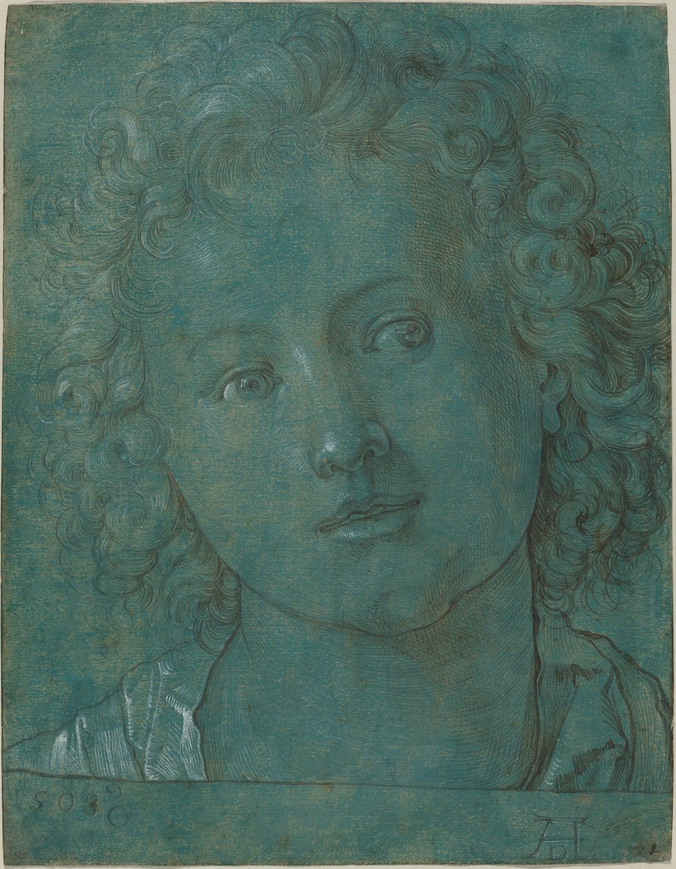 Cabeza de un niño de Albrecht Dürer