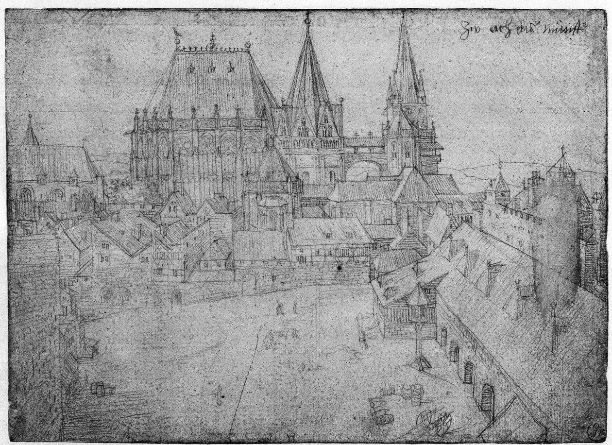 La catedral de Aquisgrán de Albrecht Dürer