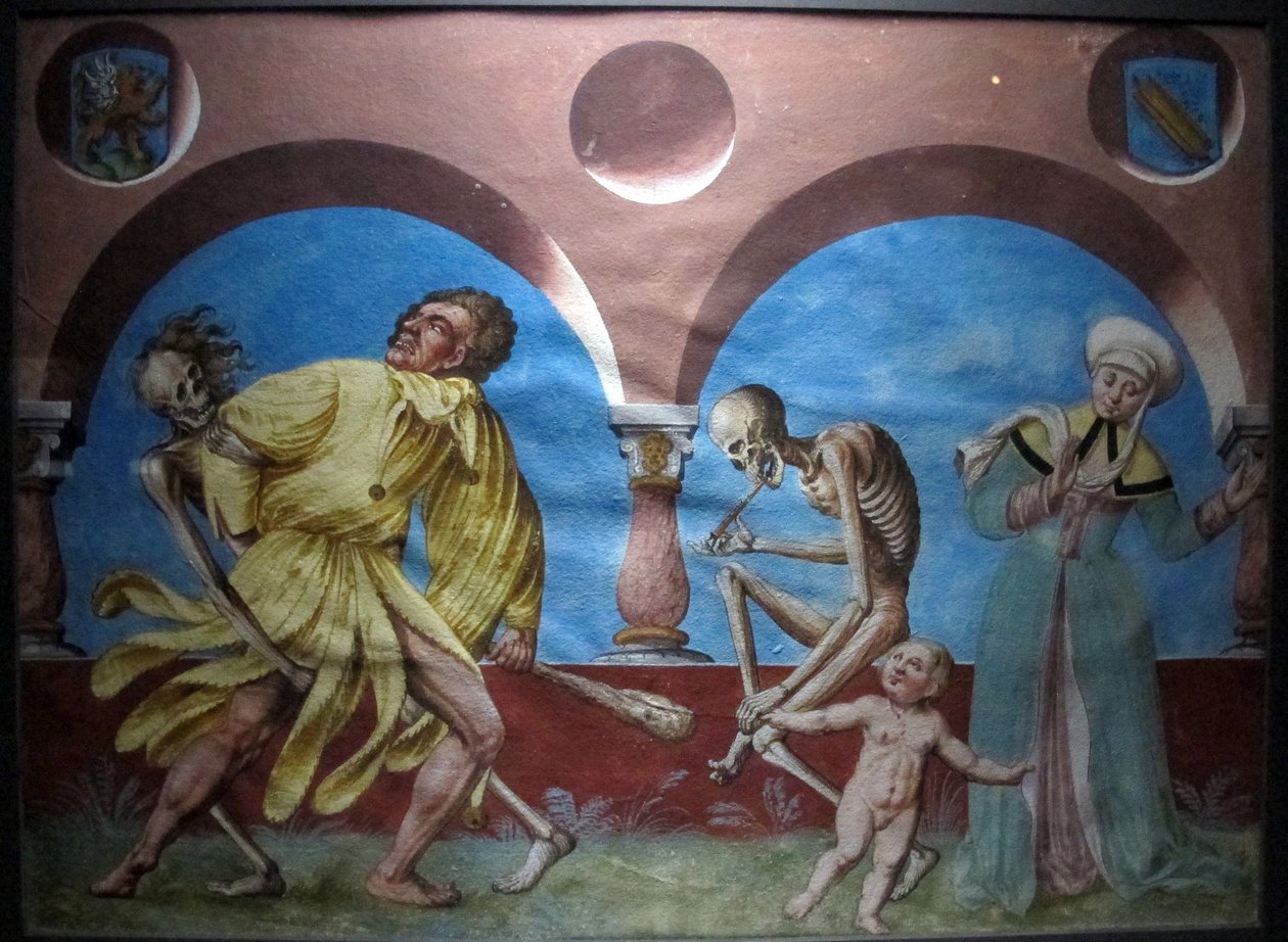 Copia de la danza macabra perdida de M. Manuel del cementerio dominicano de Berna (1512-20) de Albrecht Kauw